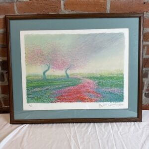 Claude Manoukian Signed Lithograph - Numbered 93/350- Beautiful Landscape Art